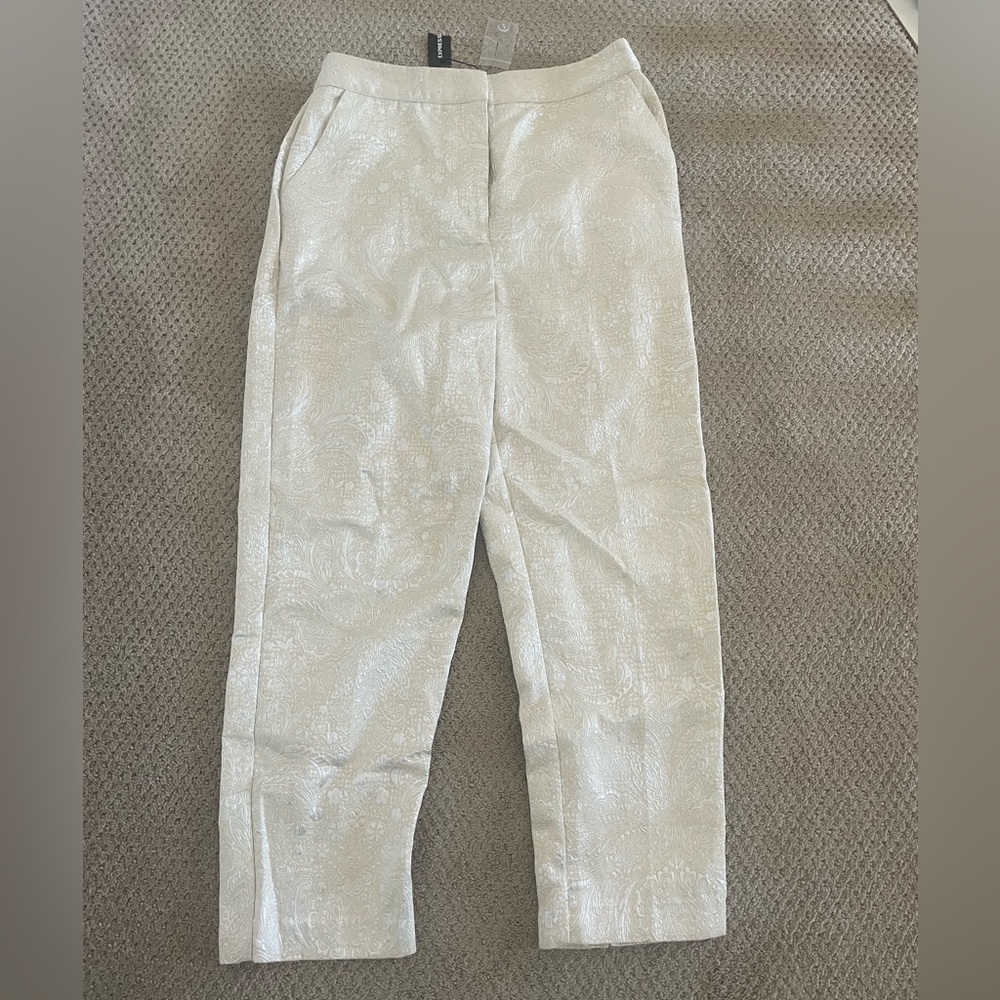 NWT Express x Rachel Zoe Jacquard Pants- Size 12